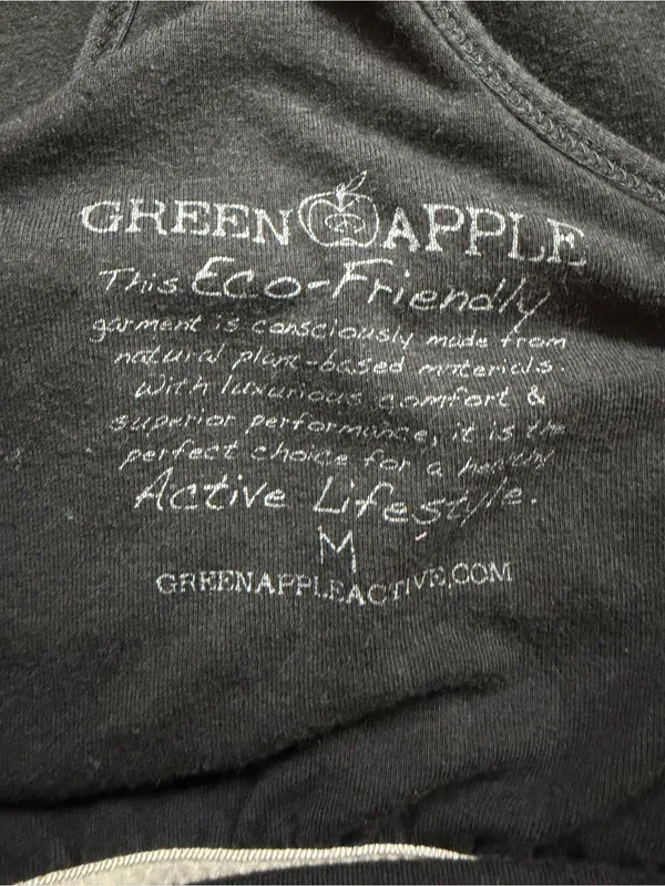 Green Apple Black Purple Mandala Racerback Tank Top Size M - Image 7