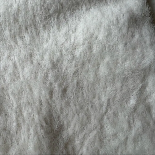 Amanda Uprichard Charlett Cozy Pant Ivory Off White Furry Fuzzy Pants Medium - Image 12
