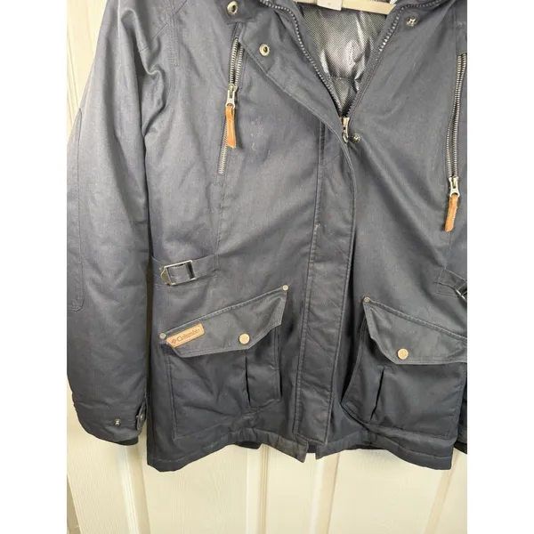 Columbia Barlow Pass 550 Turbo Down Faux Fur Hooded Women’s Coat Jacket M - Image 4
