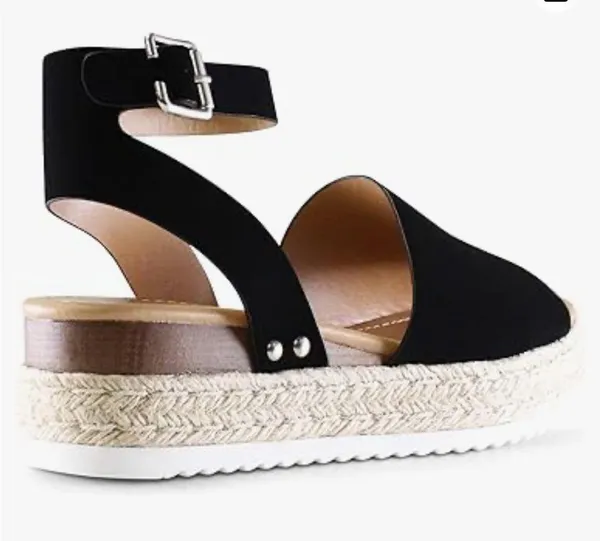 Marco Republic Toronto espadrilles black shoe size 11 new - Image 4