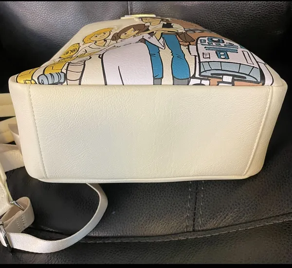 Loungefly Disney Parks Star Wars Trilogy Character Cartoons Mini Backpack NEW - Image 8