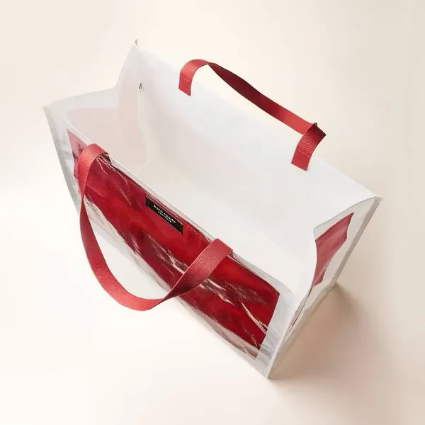 kate spade new york x Target Red/White nwt on hand large tote bag - Image 3