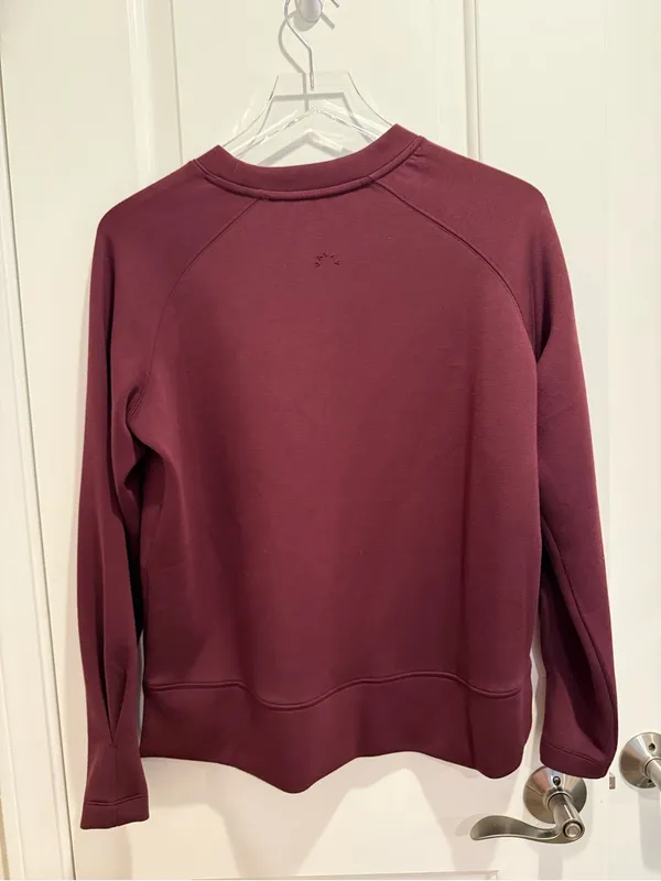 VARLEY‎ Zosia Midlayer Crewneck Sweatshirt in Sassafras size Small - Image 4