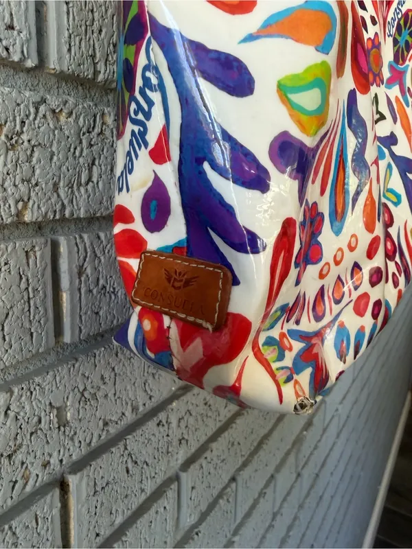 Consuela White Swirly Legacy Market Tote - Image 4