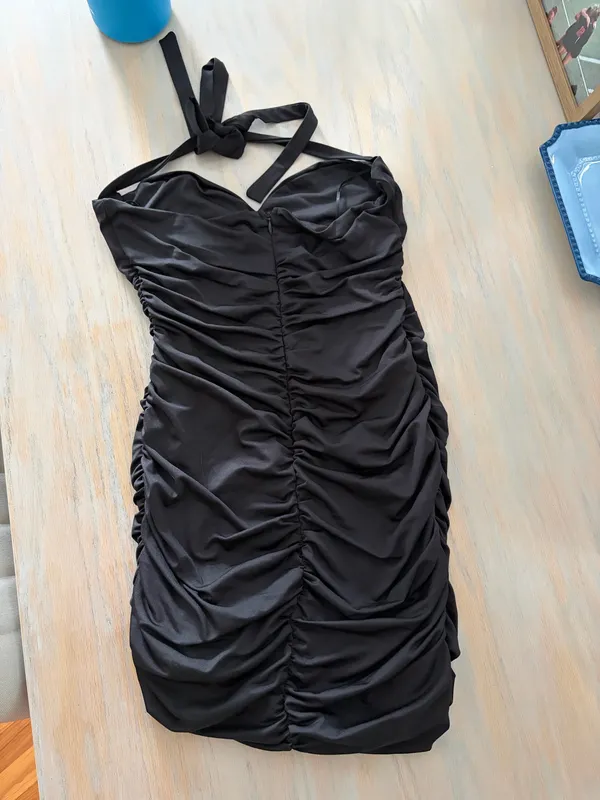 Princess Polly Black Mini Dress - Image 4