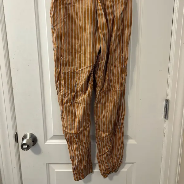 Stripped Pants Orange Size 0 - Image 3