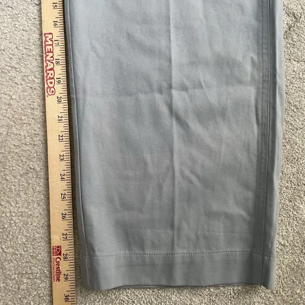 Madewell The Neale Straight-Leg Pant in Drapeweave Overcast Blue Women's Size 6 - Image 13