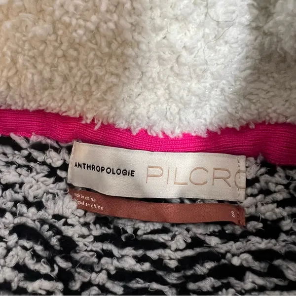 Anthropologie Pilcro Maia Cropped‎ Quarter-Zip Pull Over Sweater Sz S cozy - Image 5