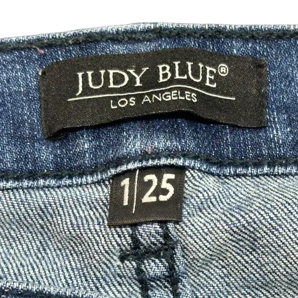 Judy Blue Skinny Denim Distressed Jeans Style# JB8228MD Size‎ 1/25 - Image 6