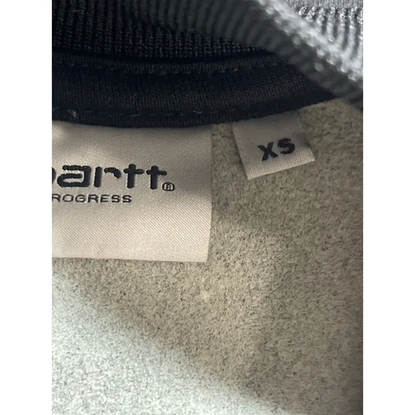 Carhartt Car-Lux Women's Dark Gray Fleece Full Zip Vest Coat Jacket Size XS - Image 6