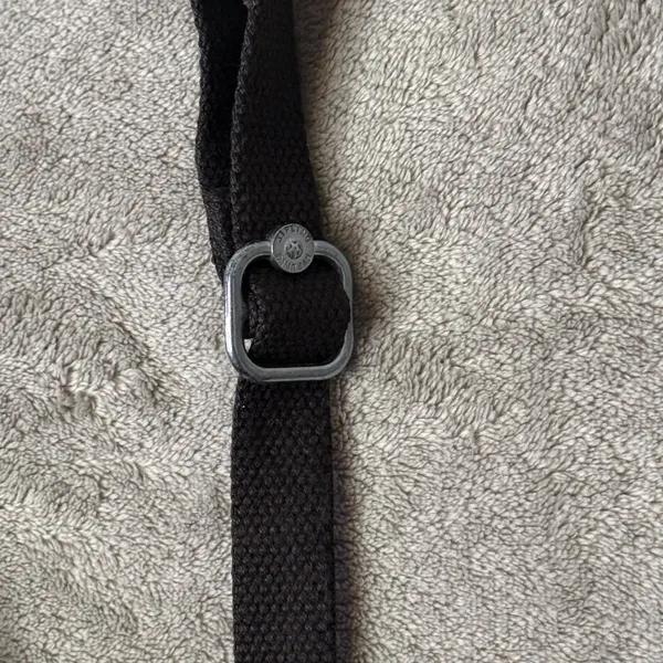 Kipling‎ Crossbody Bag Small Black Nylon Multi Zip Adjustable Strap Crinkled - Image 12