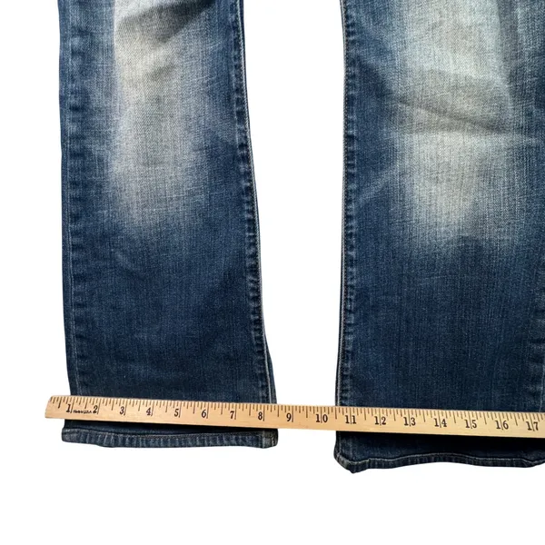 Gap 1969‎ Sexy Boot Jeans Medium Wash Blue Denim Stretch Low Rise 25/0r 0 R Y2K - Image 9
