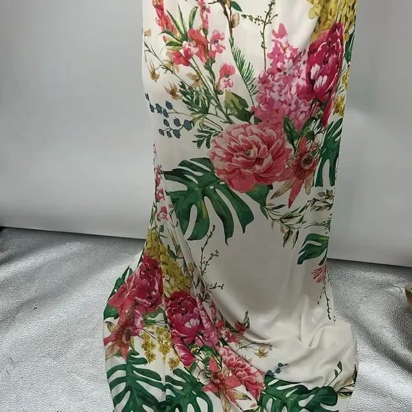 Vici floral halter backless maxi spring fairy dress size large - Image 8