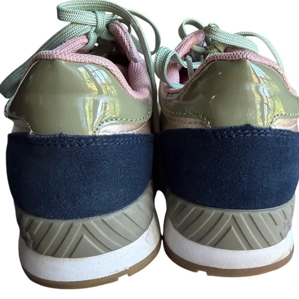Tretorn Loyola Retro Sneakers Pink Sage Colorblock Women's 7.5 - Image 3