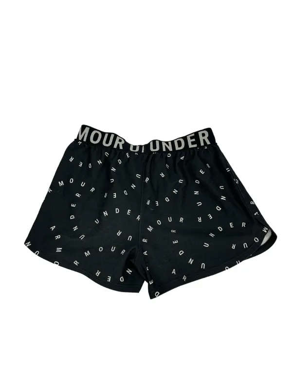 Under Armour Womens XS Athletic Shorts Black Patterned Lightweight Polyester Act - Image 3