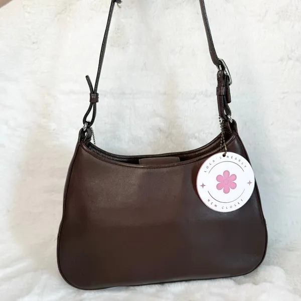 Vintage Coach y2k 2002 Legacy Hobo Mahogany Bag - Image 2