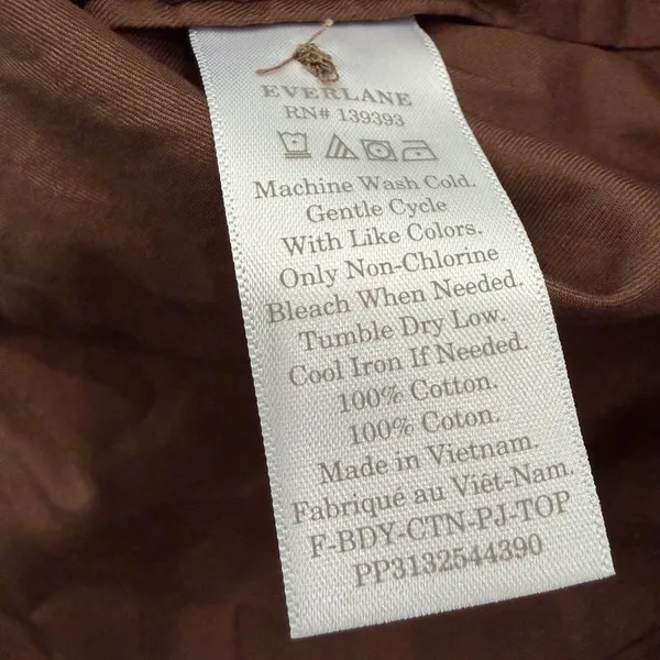 Everlane The Woven Boxy Chocolate PJ Everyday Casual Top Silky Cotton NWT M - Image 8