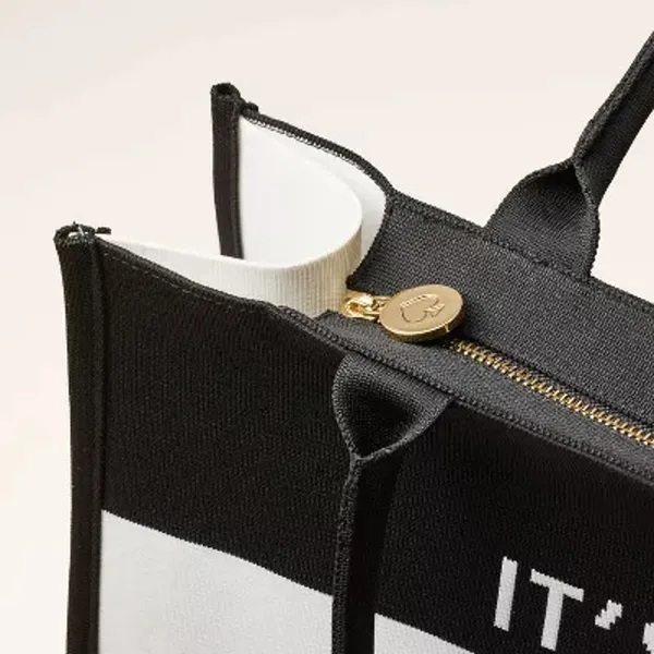 NWT Kate Spade X Target Women's Large Polka‎ Dot Tote Bag Black & White Chic - Image 3