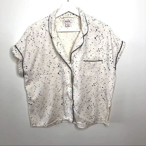 Madewell Flannel Bedtime Pajama Top M - Image 2