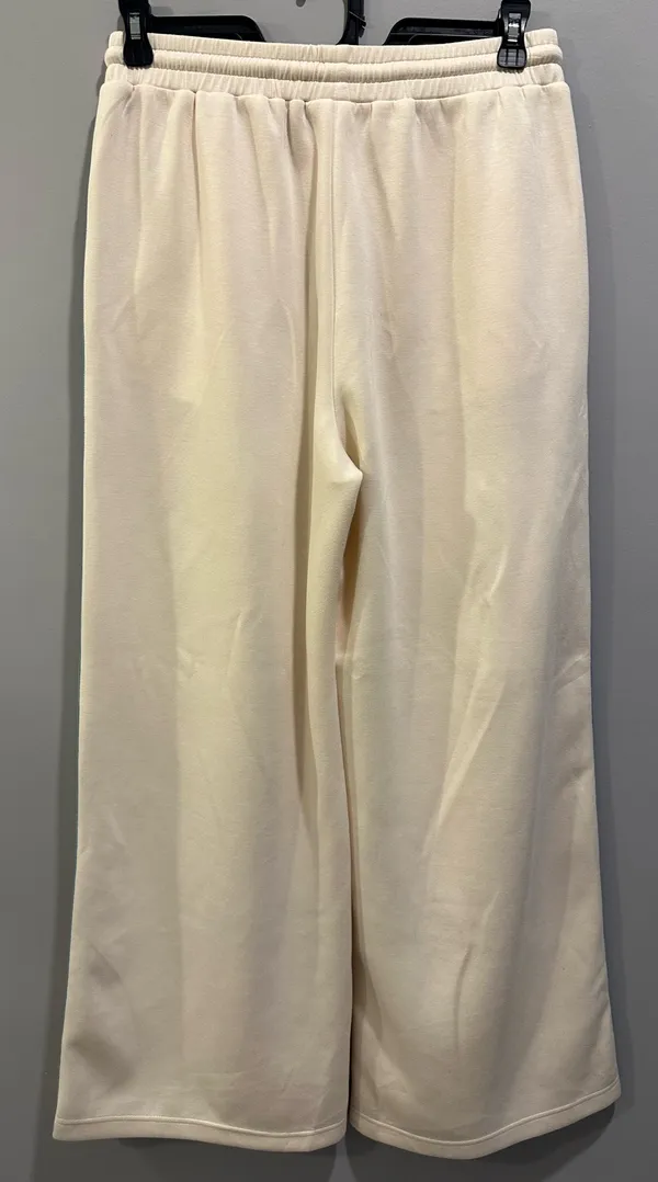 JODIFL Striped Detail Quarter-Zip Pullover and Straight Leg Sweatpants Matching Set Cream Multi - Image 14