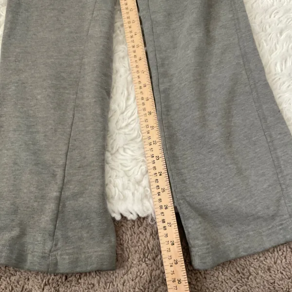 Urban Outfitters‎ Varsity Wide Leg Sweatpants Small Grey Excellent Joggers - Image 5