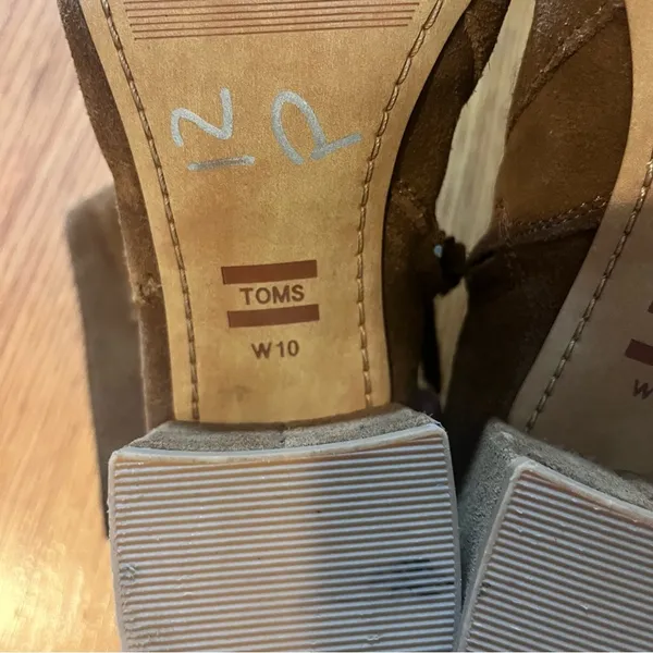 TOMS Evie Suede Ankle Booties - Image 12