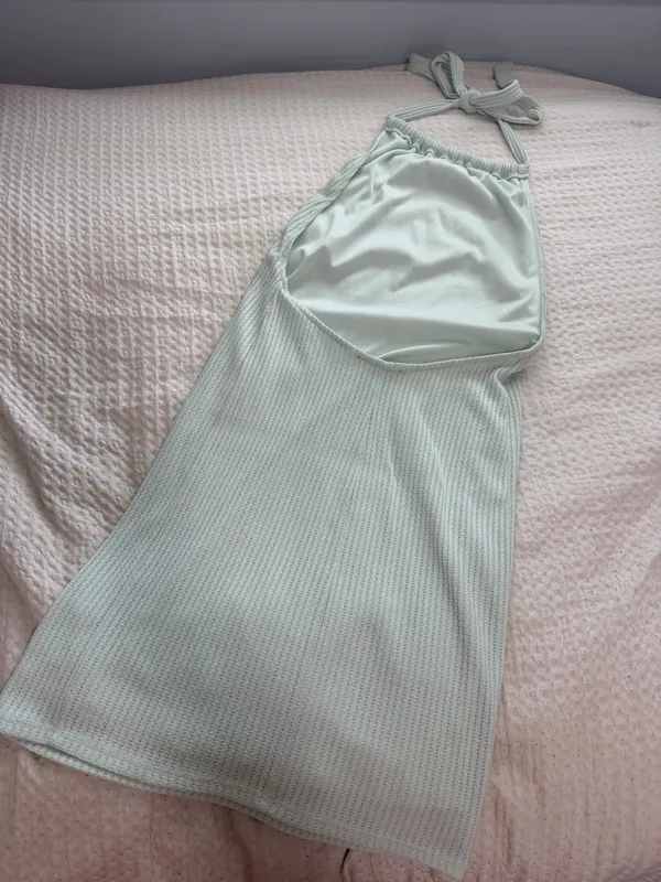 Open Back Halter Dress - Image 3