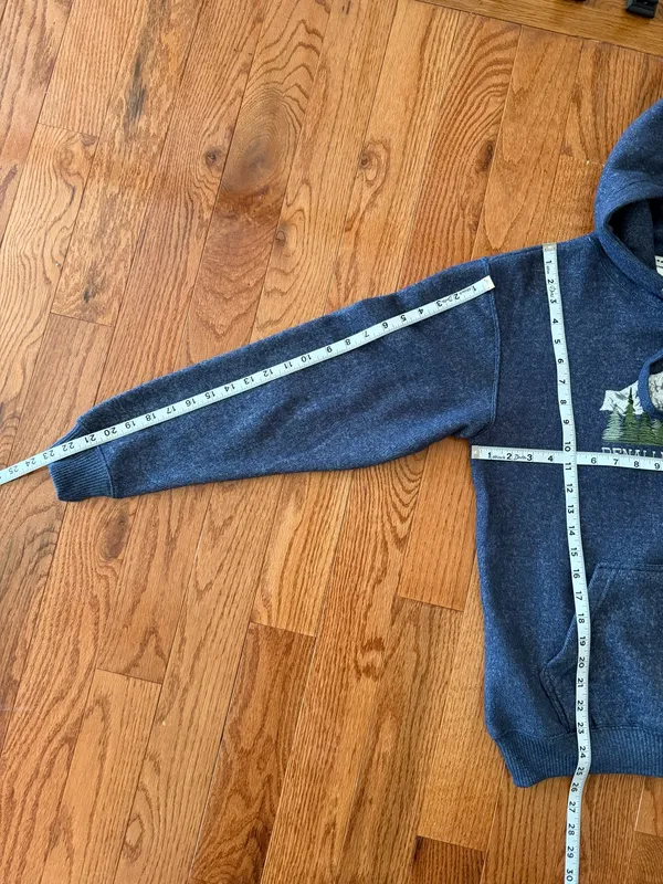 New Denali National Park Hoodie Woman’s Navy Blue Sweatshirt Outdoor, Sz S/M - Image 8