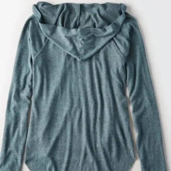 ✨ Ae Soft & Sexy Plush Lace-Up Hoodie✨ - Image 3