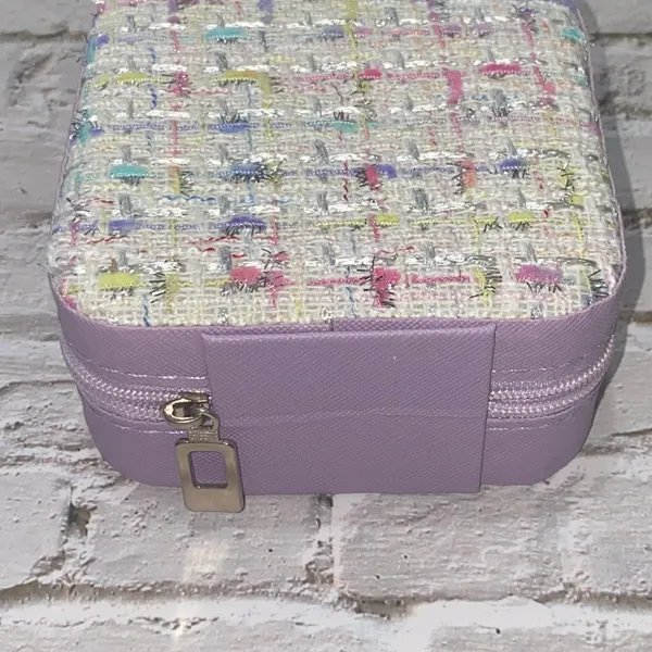 Colorful Tweed Jewelry Box - Image 2