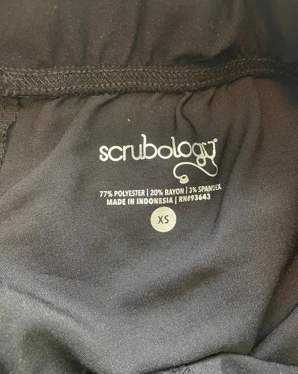 Scrub Bottoms Black Size XS - Image 4