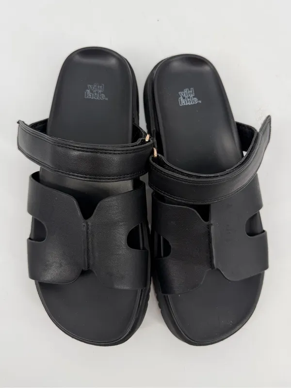 Women's Hayley Slide‎ Sandals - Wild Fable Black 6.5 - Image 7