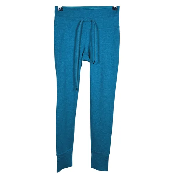 Rabbit Womens EZ Tights High Rise Leggings XS Heathered Teal Running Yoga Gym - Image 2