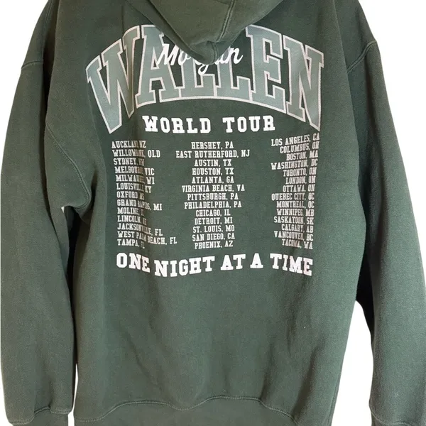 Morgan Wallen One Night at a Time 2024 Concert Tour‎ Sweatshirt Small - Image 7