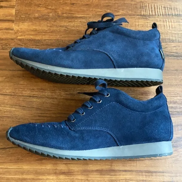 Aerosoles Panoramic blue suede sneakers‎ size 10.5 - Image 5