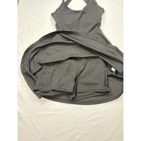 Halara easy peasy athletic black activewear dress, twist back. Size XS. tennis - Image 2