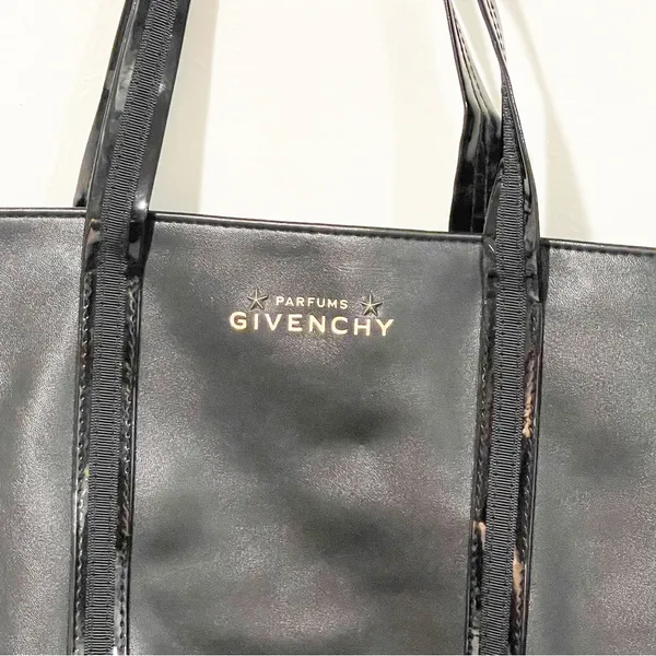 Givenchy‎ Parfumes Black Long Travel Beauty Tote Bag Shoulder Bag - Image 2