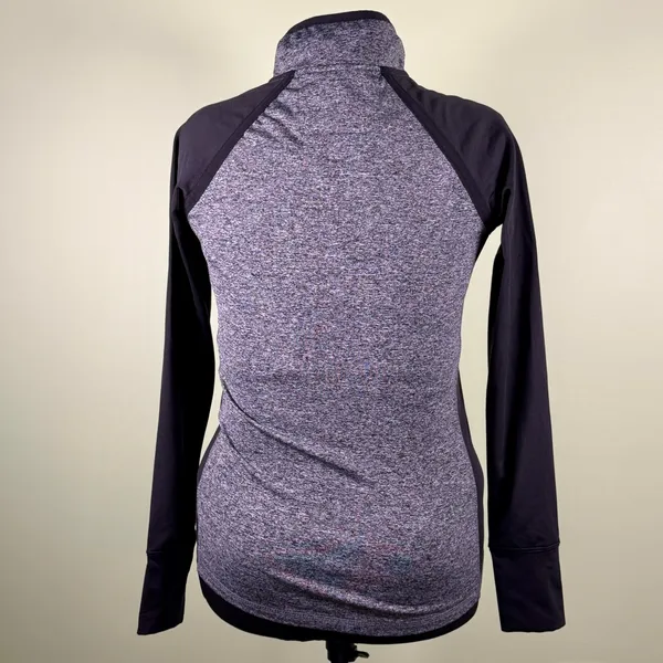 Women’s Camp David Anheuser Busch Biergarten Heather Gray Quarter Zip Jacket Small - Image 3