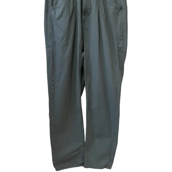 Free People Marci Coverall Jumpsuit in Washed Army Grunge Work Outdoors M‎ - Image 6