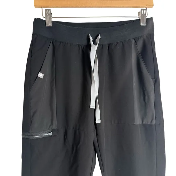 Figs Manari Black 5-Pocket Skinny Technical Medical Professional Scrub Pants XS - Image 2