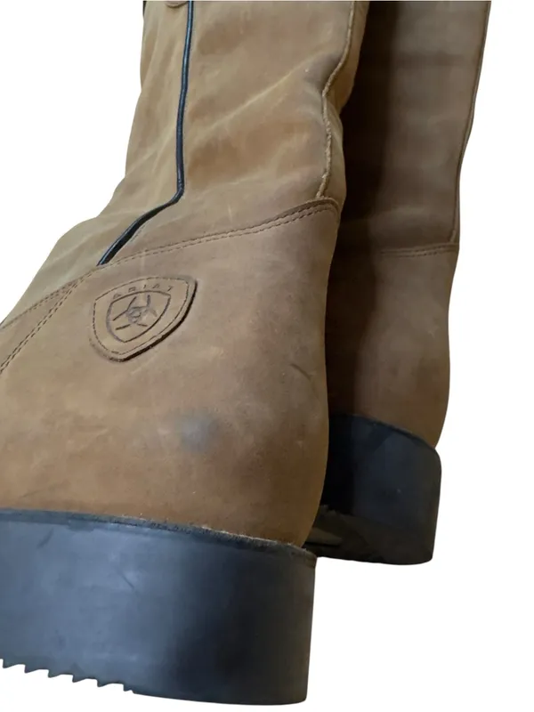 Ariat Heritage Contour II Tall Riding Boots Brown Leather Lace Back Women’s 10B - Image 10