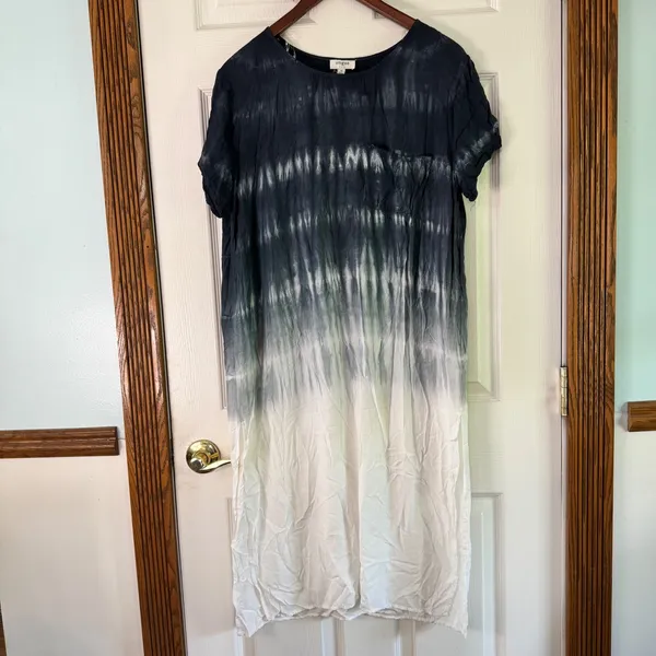 Umgee Tie‎ Dye T-Shirt Dress Casual Short Sleeve Comfy Relaxed Fit M - Image 6