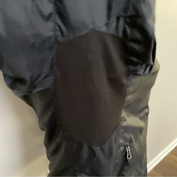Marmot Jacket Full Zip Wind Rain Fleece Lined Lightweight Packable Pockets Black - Image 13