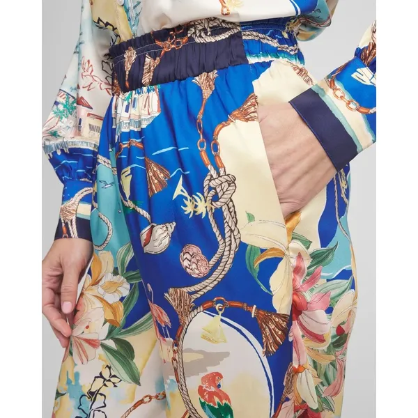 Chico's Sanibel Island Print Pants NWT size 10P - Image 3
