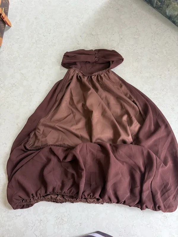 Brown Halter Going Out Top - Image 2