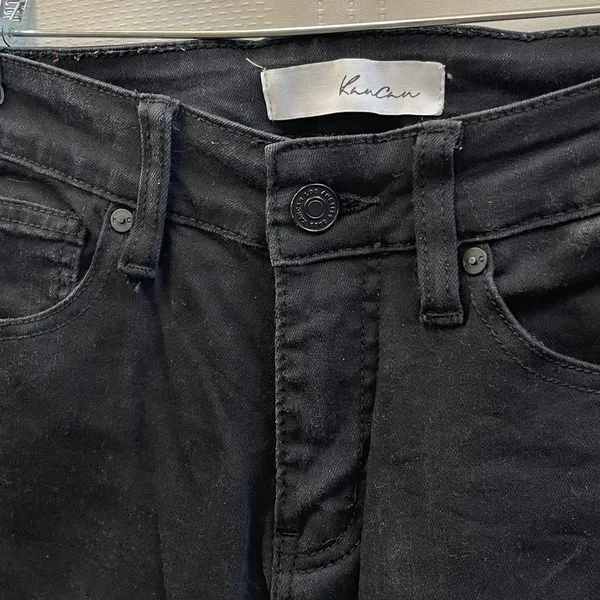 KanCan Flare Jeans Black Denim Size 26 - Image 4