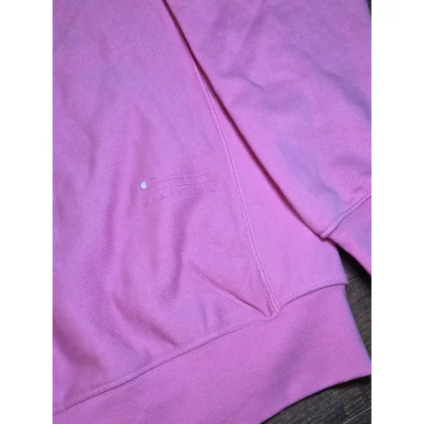 Barbiecore Champion Pink Crewneck Sweatshirt - Classic Large Pullover - Image 6