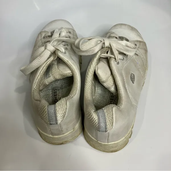 Skechers Y2K sneakers white lug sole women's size 9‎ - Image 5