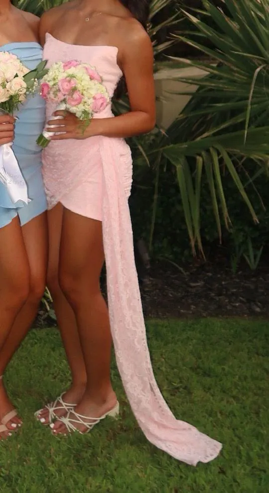 RUNAWAY THE LABEL Pink Dress - Image 3