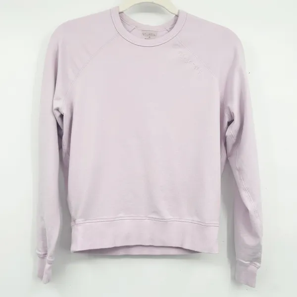 Negative Womens Lilac Modal Cotton Lounge Travel Club Crew‎ Sweatshirt Size XS - Image 2